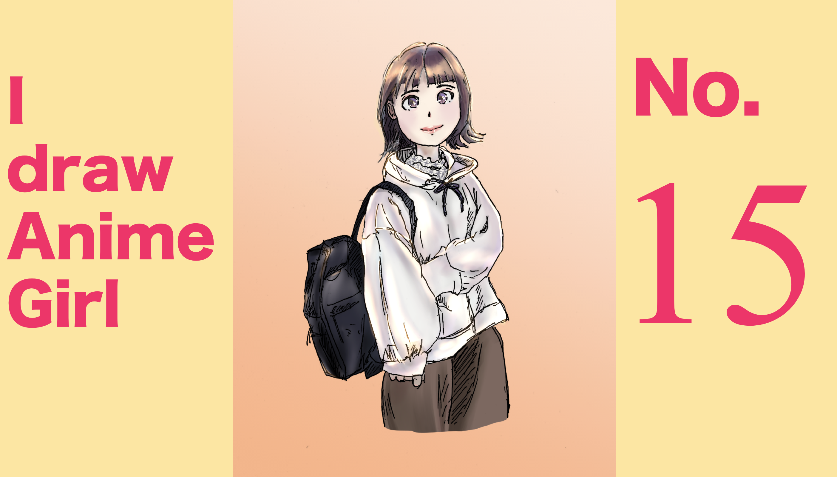 Anime Girl Drawing 15 Challenge Of Japanerd Tanaka